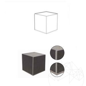 Planter Fioriera - Sinterized Stone, 60X60X2XH120