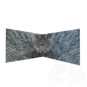 Golden Grey Polierte Marmorplatte 2 cm
