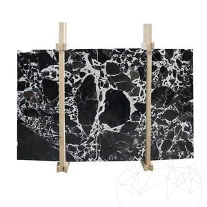 Marmorplatte Grand Antique Poliert, 2cm