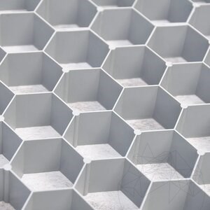Kiesstabilisierung Design System für Kiesstabilität, grau, 1176 x 764 x 32 mm