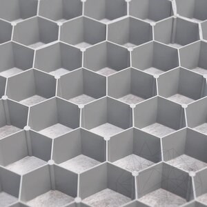 Kiesstabilisierung Design System für Kiesstabilität, grau, 1176 x 764 x 32 mm