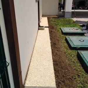 Kiesstabilisierung Design System für Kiesstabilität, grau, 1176 x 764 x 32 mm