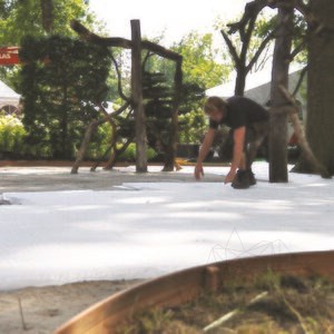 Kiesstabilisierung eco aus 100% recycelten Rohstoffen hergestellt, grau, 120 x 80 x 2,6 cm
