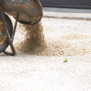 Kiesstabilisierung eco aus 100% recycelten Rohstoffen hergestellt, grau, 120 x 80 x 2,6 cm