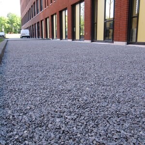 Kiesstabilisierung eco aus 100% recycelten Rohstoffen hergestellt, grau, 120 x 80 x 2,6 cm