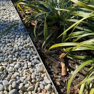 Kiesstabilisierung eco aus 100% recycelten Rohstoffen hergestellt, grau, 120 x 80 x 2,6 cm