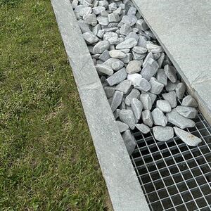 Pebbles Slate Kavala Fish Grey, 6-10  cm 