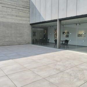 Sinterstein L'ALTRA PIETRA Cattedrale Cemento, 90 X 90 X 2 cm, R11 - Rutschfest für den Außenbereich