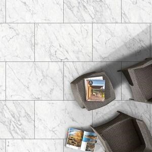 Sinterstein L'ALTRA PIETRA Duomo Carrara, 60 X 90 X 2 cm, R11 - Rutschfest für den Außenbereich