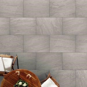 Sinterstein L'ALTRA PIETRA Tempio Kandla Grey, 60 X 90 X 2 cm, R11 - Rutschfest für den Außenbereich