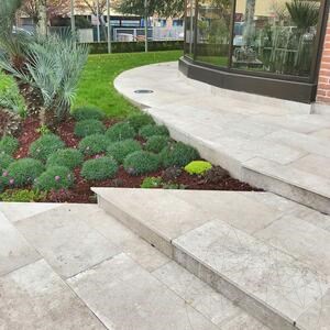 Sinterstein L'ALTRA PIETRA Torre Moka, 40 X 80 X 2 cm, R11 - Rutschfest für den Außenbereich