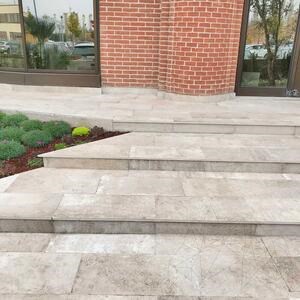 Sinterstein L'ALTRA PIETRA Torre Moka, 40 X 80 X 2 cm, R11 - Rutschfest für den Außenbereich