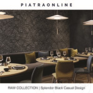 Splendor Black Casual Design Platte 3CM