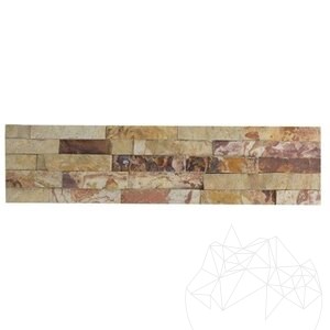Sparta Kalkstein Wandverkleidungsplatte 15 x 60 cm