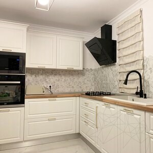 New York Cube Design Mosaik aus geschliffenem Marmor