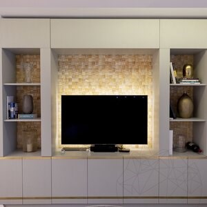 Honig Onyx Polierte Pyramide Mosaik 5 x 5 cm
