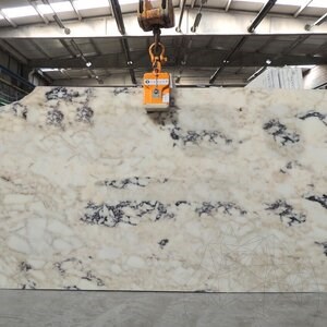 Arabescato Violett Polierter Marmor 60 x 30 x 2 cm (Transluzent)