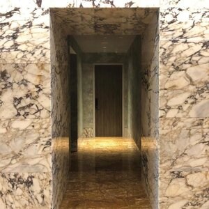 Arabescato Violett Polierter Marmor 60 x 30 x 2 cm (Transluzent)