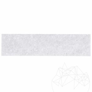 Catania Milch Splitface-Marmor 7,5 x 30 x 1,5 cm