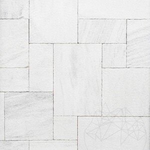 Kavala Bush Hammered Marble French Pattern Set 2 cm