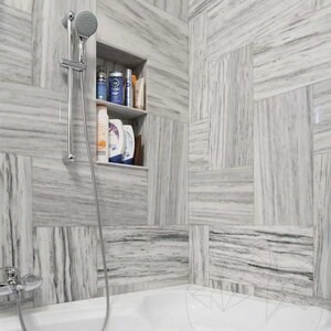Polierter Marmor mit Aderschnitt Kavala 60 x 30 x 1 cm