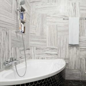 Polierter Marmor mit Aderschnitt Kavala 60 x 30 x 1 cm