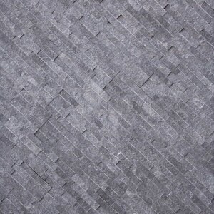Catania Schwarzer Marmor Wandverkleidungspaneel 15 x 60 cm