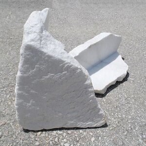 Felswand Thassos Polygonaler Marmor (Eckstück)