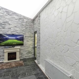 Thassos Poligonaler Marmor Crazy Paving 2 cm
