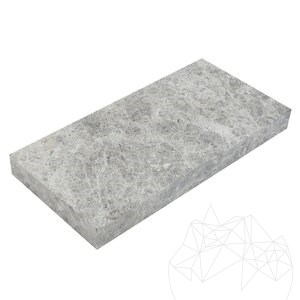 Tundra Grey Sandgestrahlter Marmor 15,2 x 30,5 x 3 cm - Sonderanfertigung