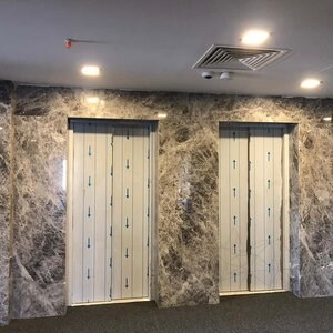 Polierter Marmor Tundra Grau 120 x 60 x 2 cm