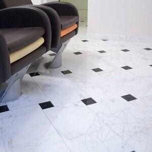 Volakas Polierter Marmor 60 x 30 x 2 cm - Economy