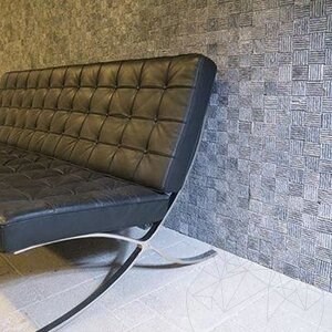 Black Dizzy Scratched Marmor Mosaik