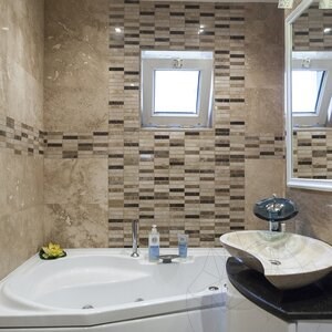 Mix Polierter Marmor Mosaik 2,3 x FL