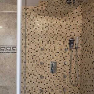 Mix Polierter Marmor Mosaik 2,3 x 2,3 cm