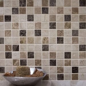 Mix Polierter Marmor Mosaik 2,3 x 2,3 cm