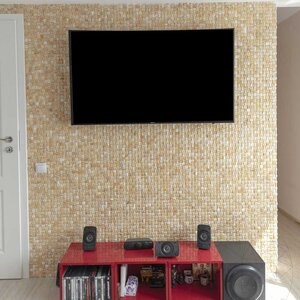 Honig Onyx Polierter Zucker Mosaik