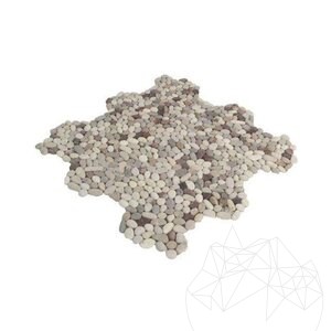 Mix Small Tumbled Pebbles Mosaik