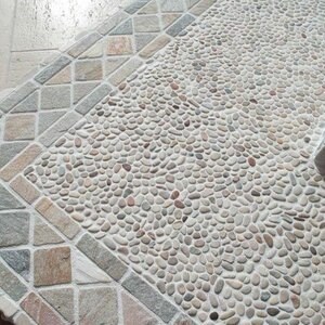 Mix Small Tumbled Pebbles Mosaik