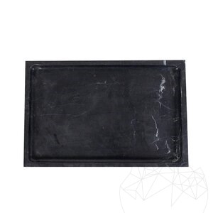 Nero Marmortablett, 30 x 20 x 2.5 cm