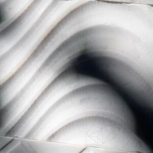 Geometrische Formen New York Marmor, 15 x 30 cm