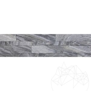 Flexibles Marmor SKIN Paneel Express - Brasilien Weiß, 60x15 cm, selbstklebend 3M für Innenverkleidungen Möbel, Wände