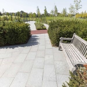 Padang dunkel geflammter Granit 60 x 30 x 2,5 cm