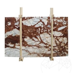 Patagonia Rose Polierte Marmorplatte 2 cm