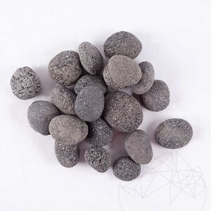 Lava Black Pebbles Beutel 20 kg