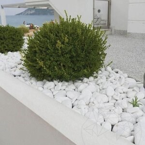 Thassos Marmorkiesel 1-3 cm 20 kg Sack