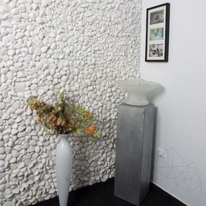 Thassos Marmor Kieselsteine 3-6 cm Beutel 20 Kg