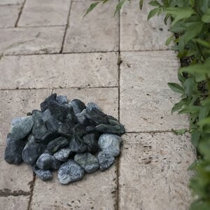 Grüner Marmor Kiesel 1-2 cm Sack 20 Kg