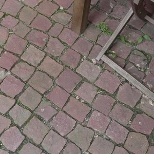 Roter Vidin Splitface Sandstein Kopfsteinpflaster