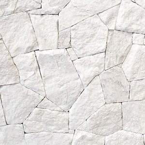 Felswand Thassos Polygonaler Marmor